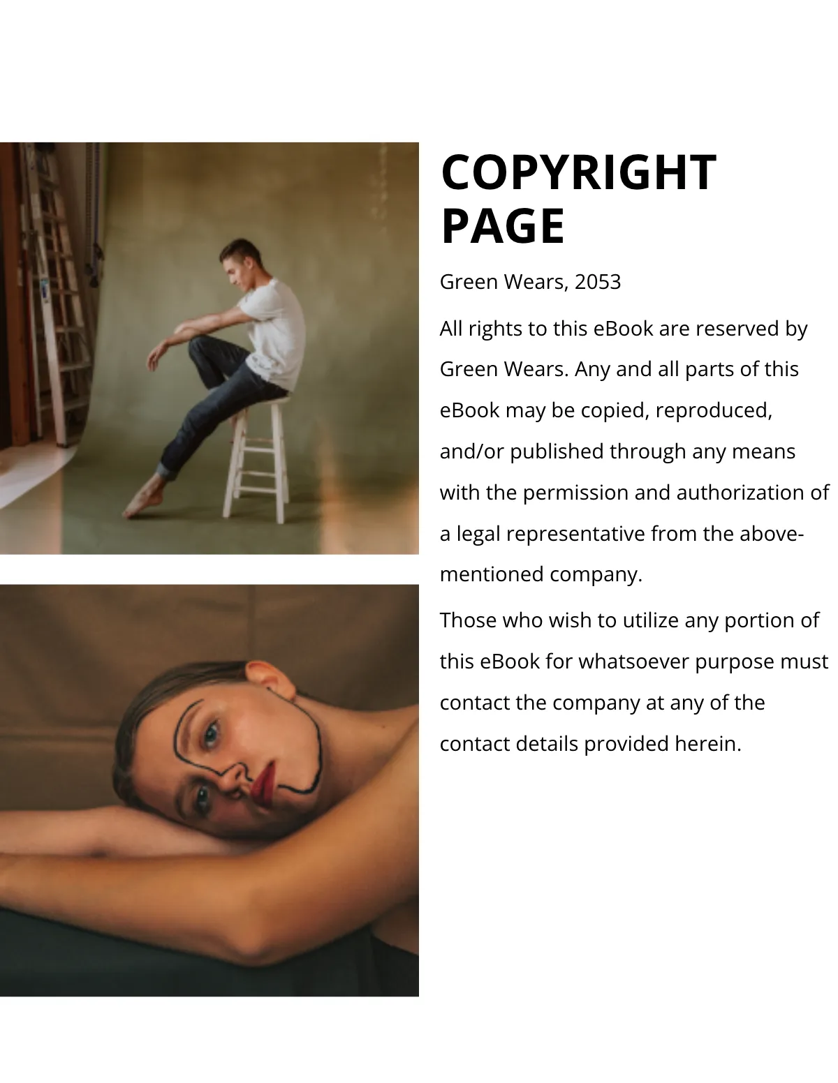 Free Art & Fashion eBook Template to Edit Online