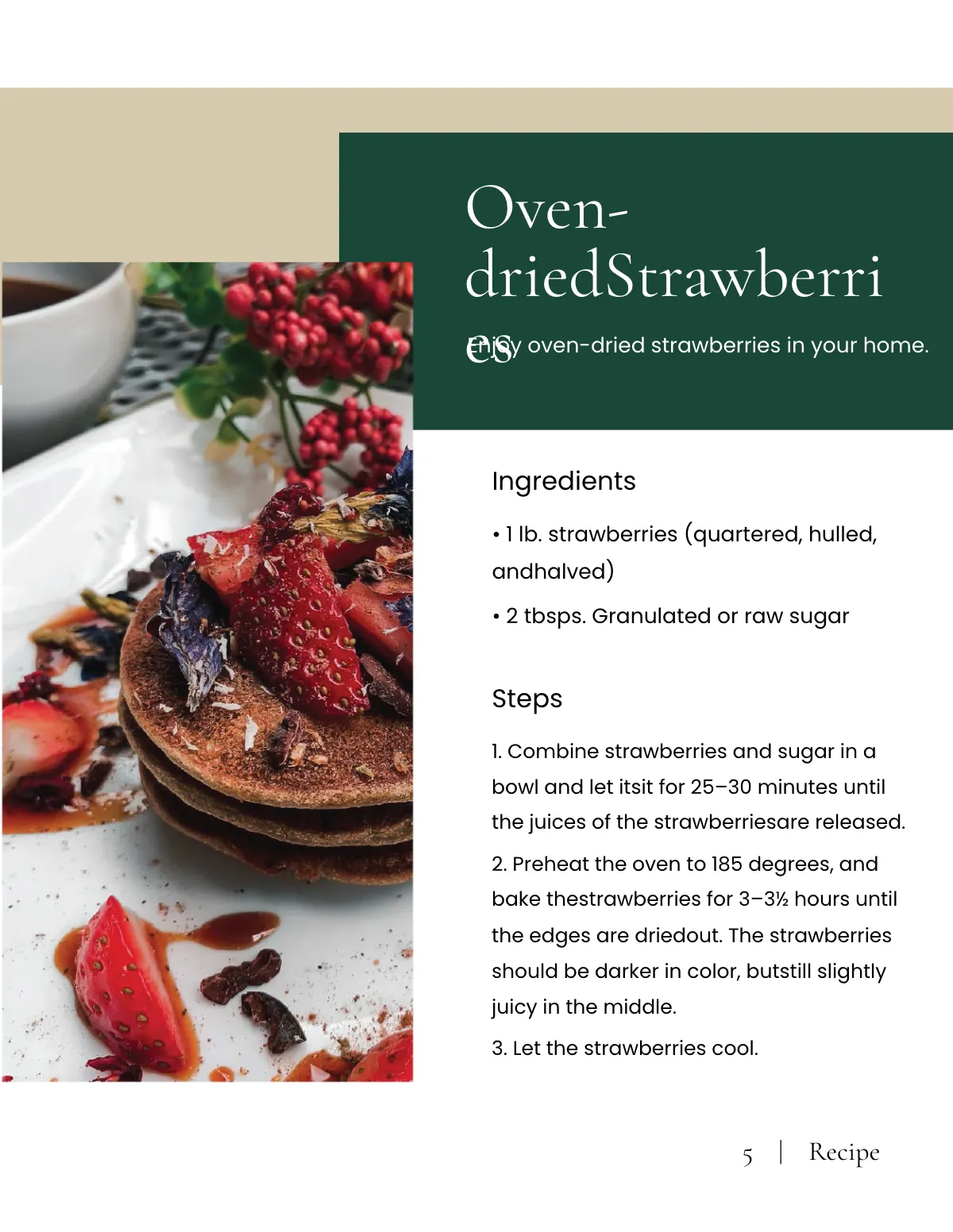 Free Restaurant Food Cookbook Template to Edit Online