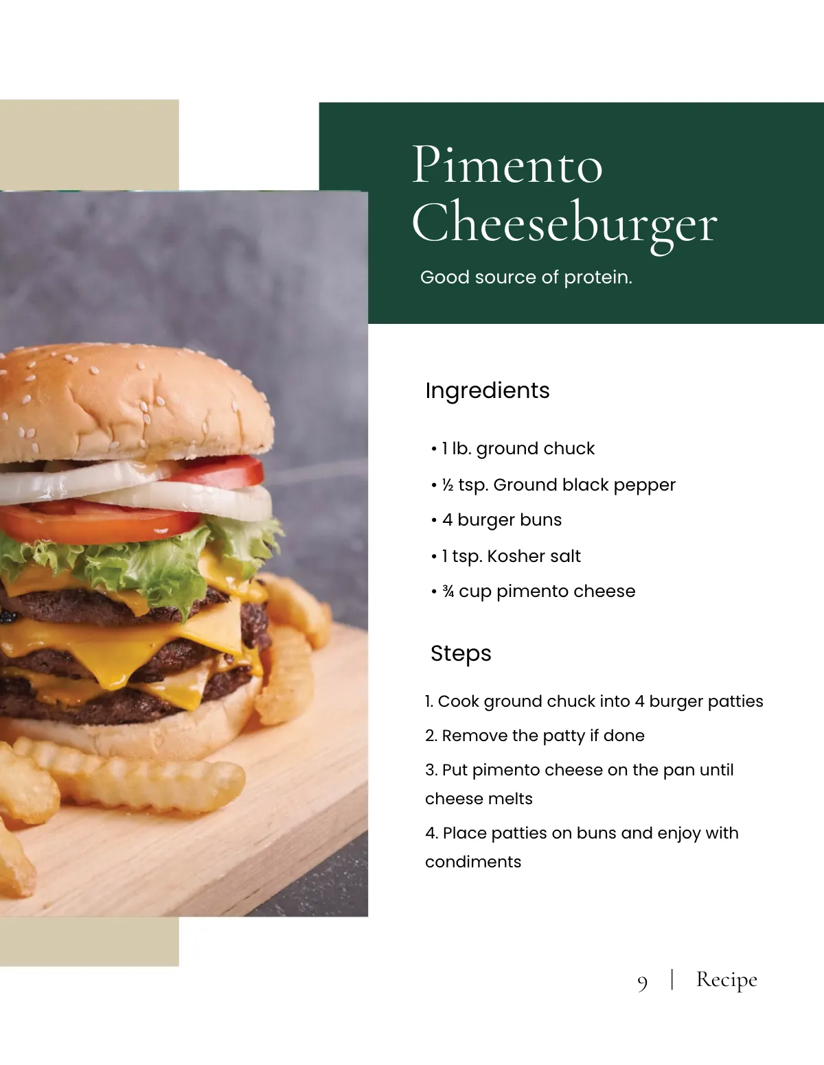 Free Restaurant Food Cookbook Template to Edit Online