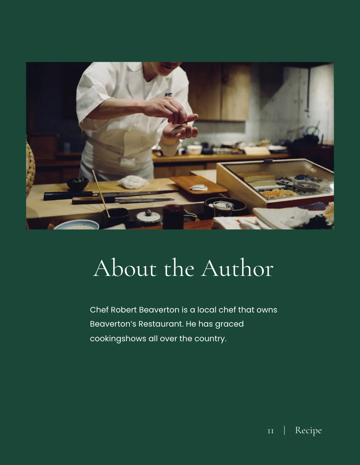 Free Restaurant Food Cookbook Template to Edit Online