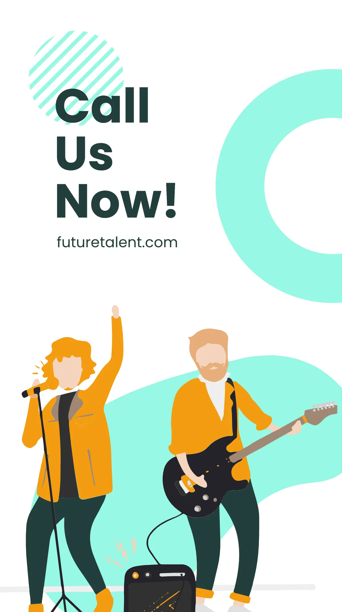 Free Talent Agency Instagram Story Template to Edit Online