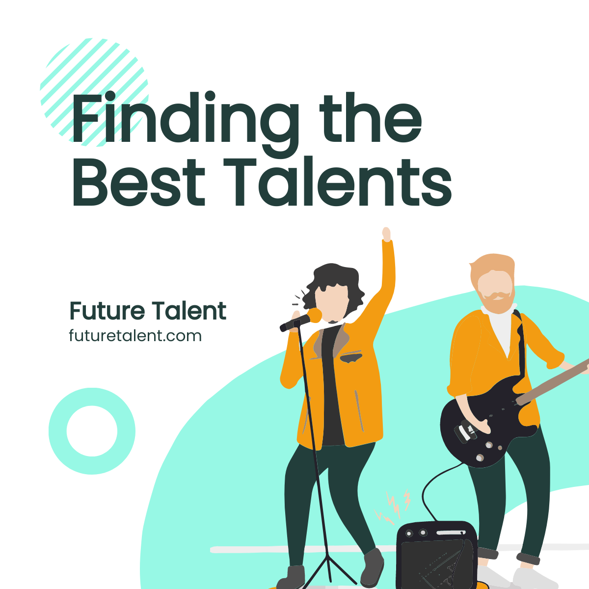 Free Talent Agency Linkedin Post Template