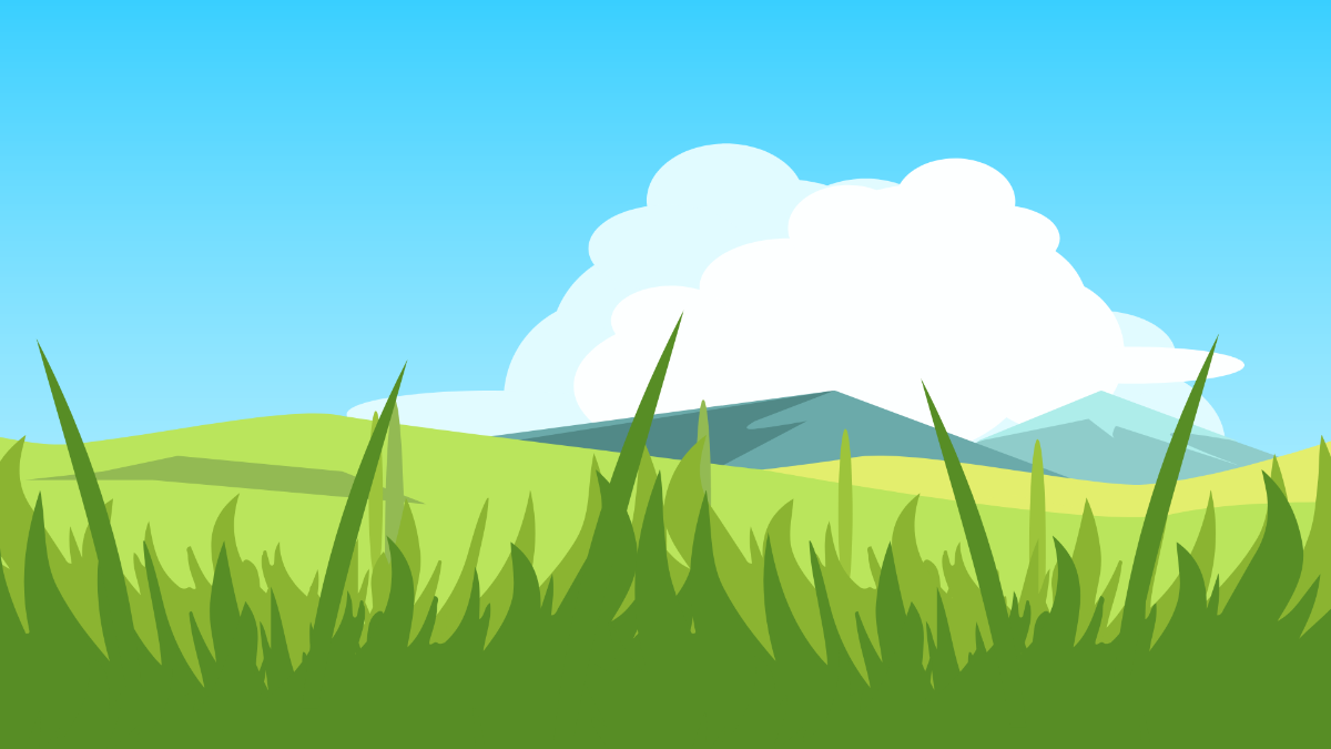 Nature Grass Background Template