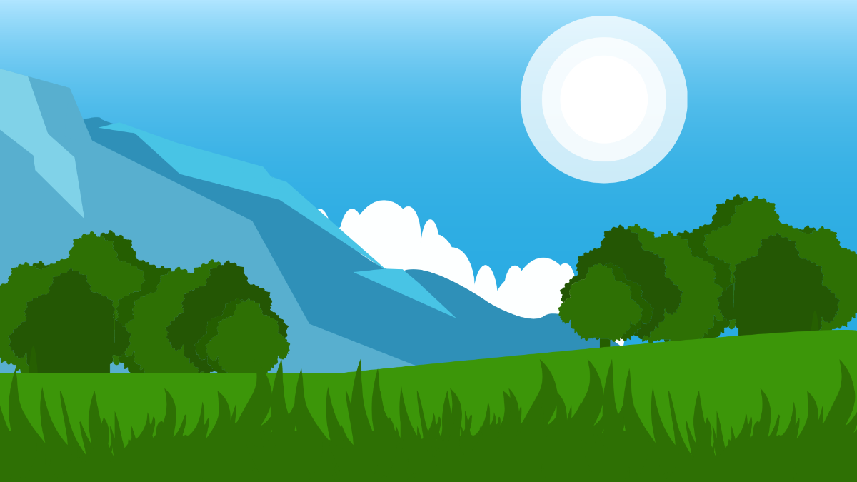 Nature Summer Background  Template