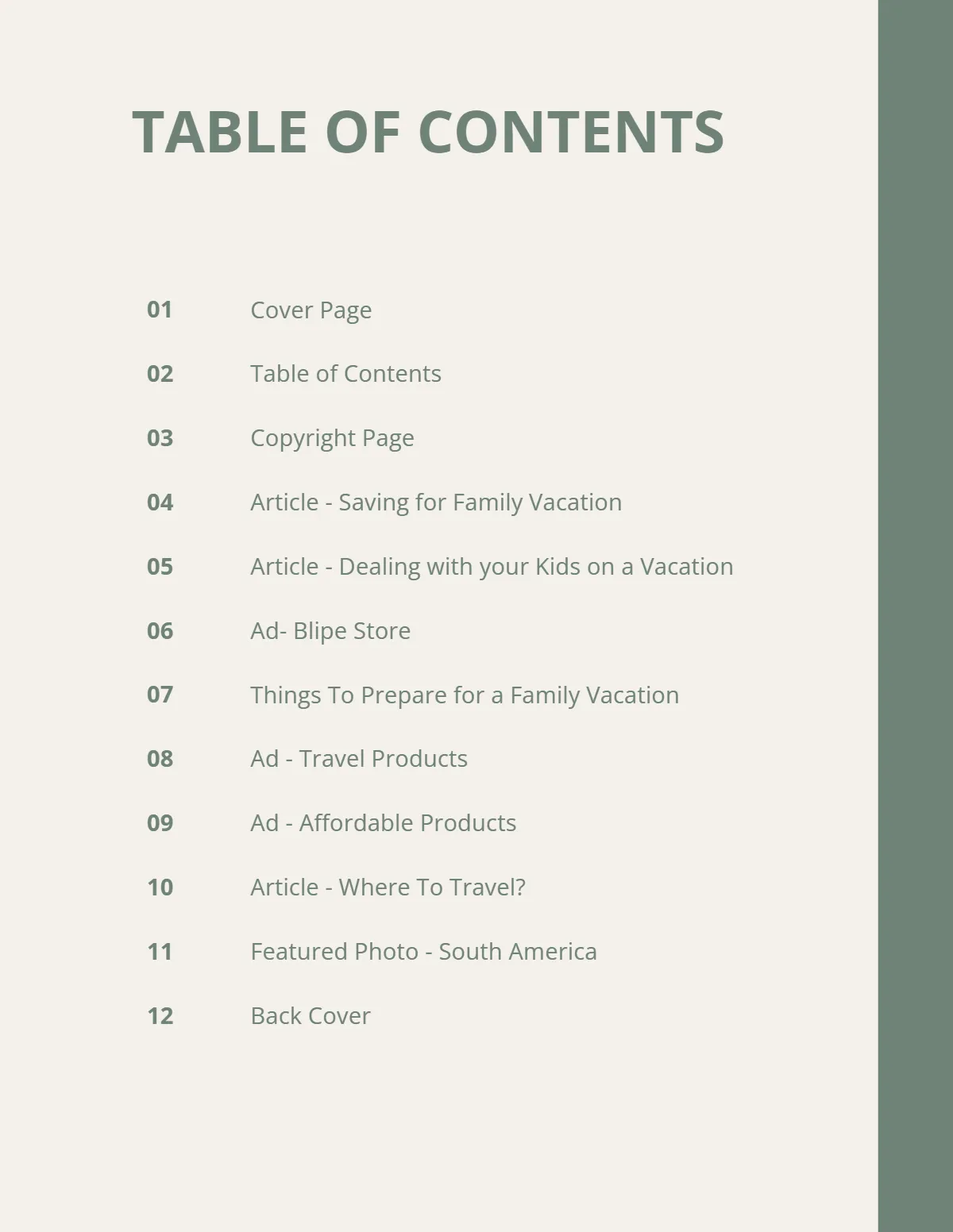 Free Travel Guide eBook Template to Edit Online