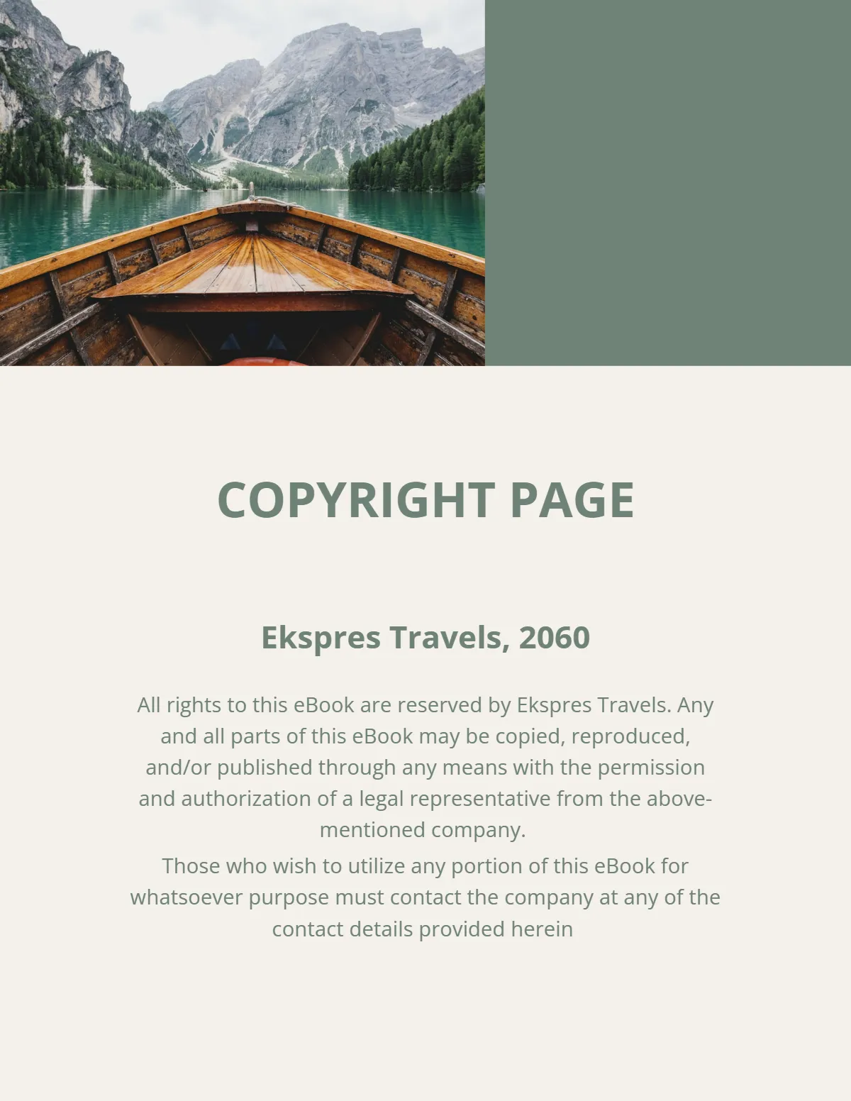 Free Travel Guide eBook Template to Edit Online