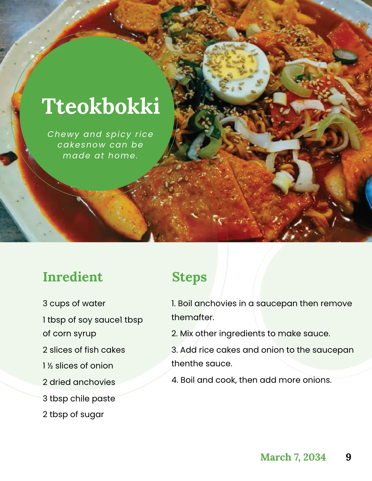 Free Restaurant Cookbook Template to Edit Online