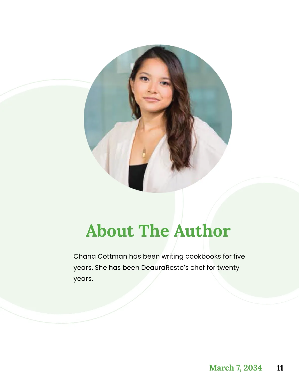 Free Restaurant Cookbook Template to Edit Online