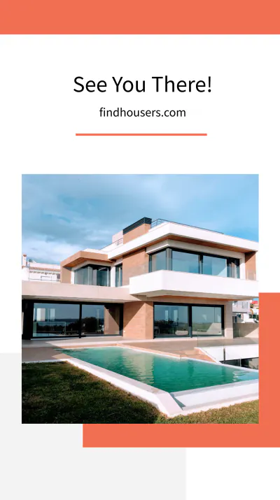 Free Open House Event Instagram Story Template to Edit Online