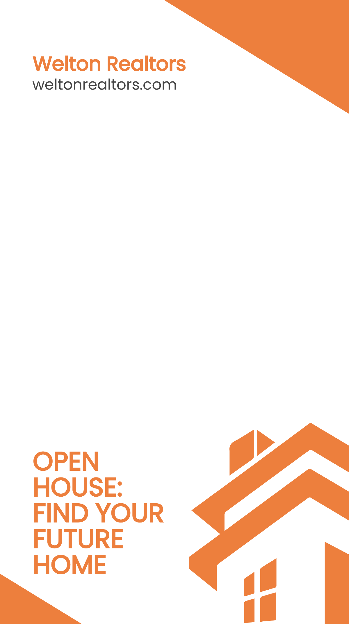 Modern Open House Snapchat Geofilter Template