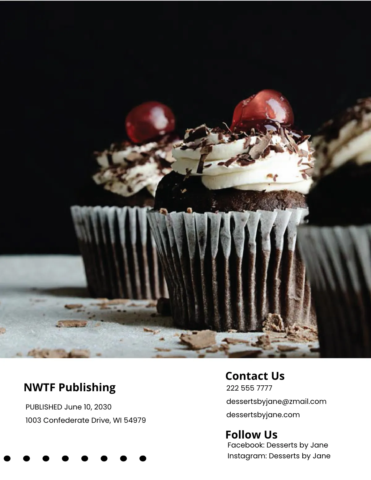 Free Desserts Cookbook Template to Edit Online