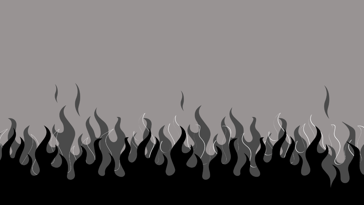Free Black Fire Background Template