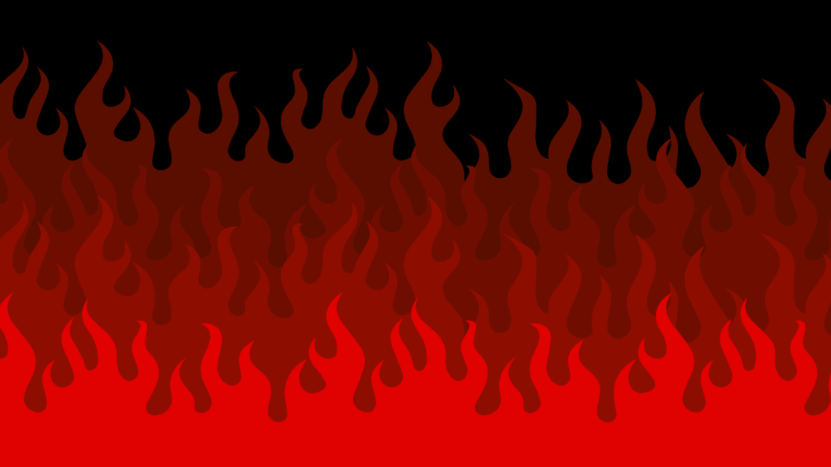 Red Fire Background Template