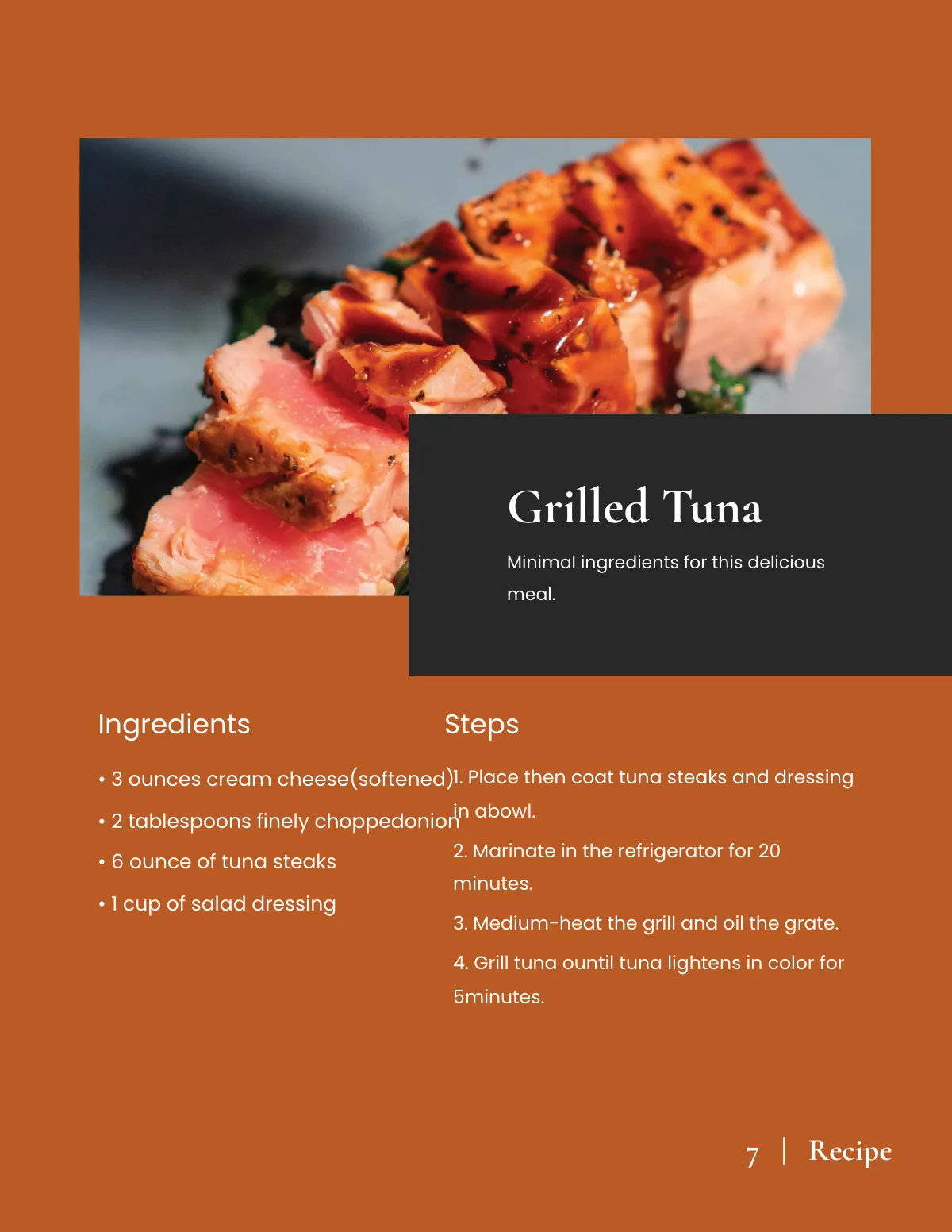 Free High School Cookbook Template to Edit Online