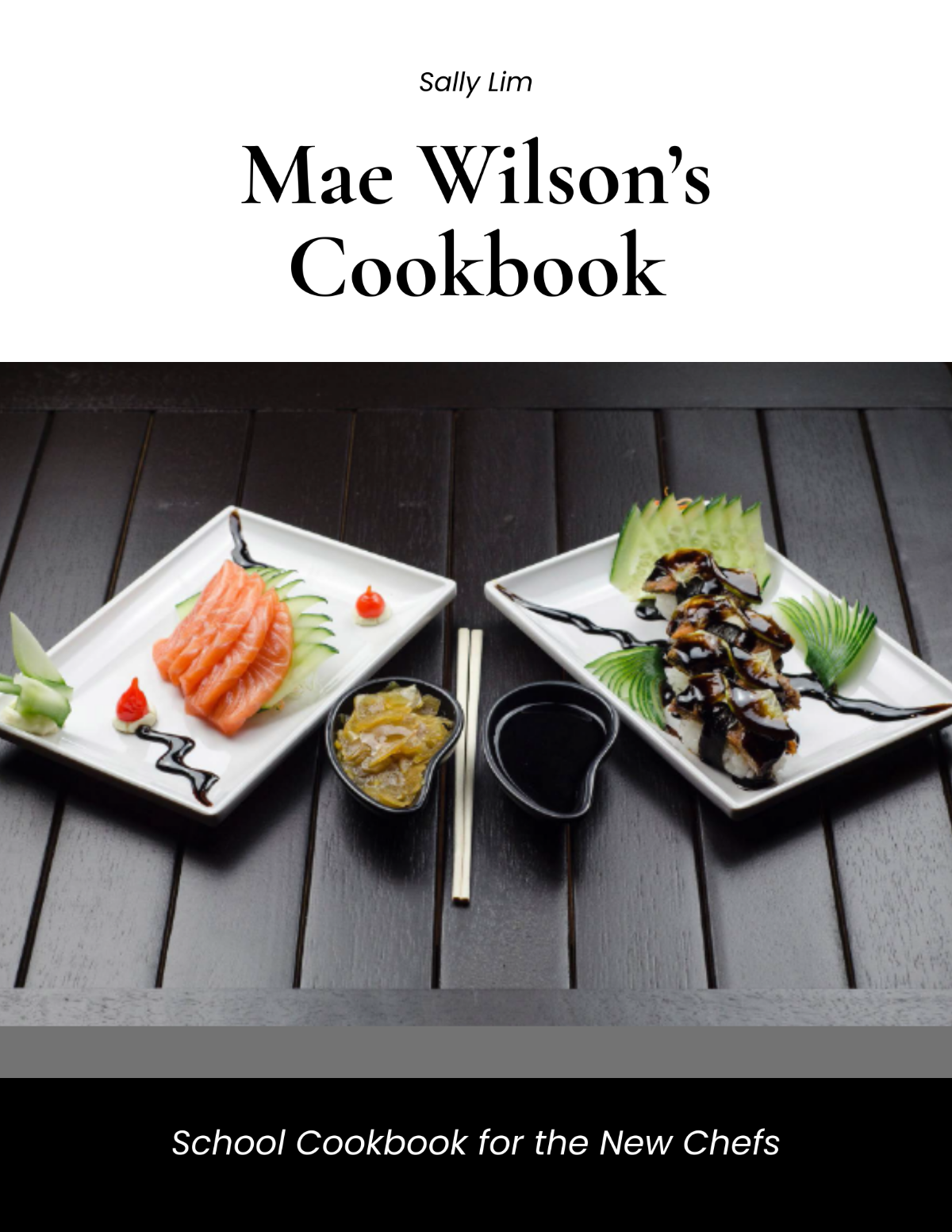 Free Modern School Cookbook Template