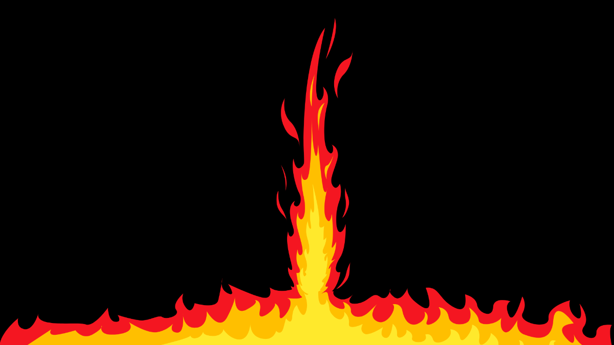 Raging Fire Background Template