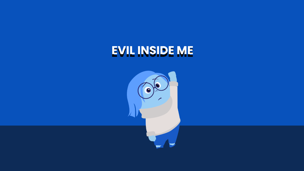 Inside Out Sadness Wallpaper Template