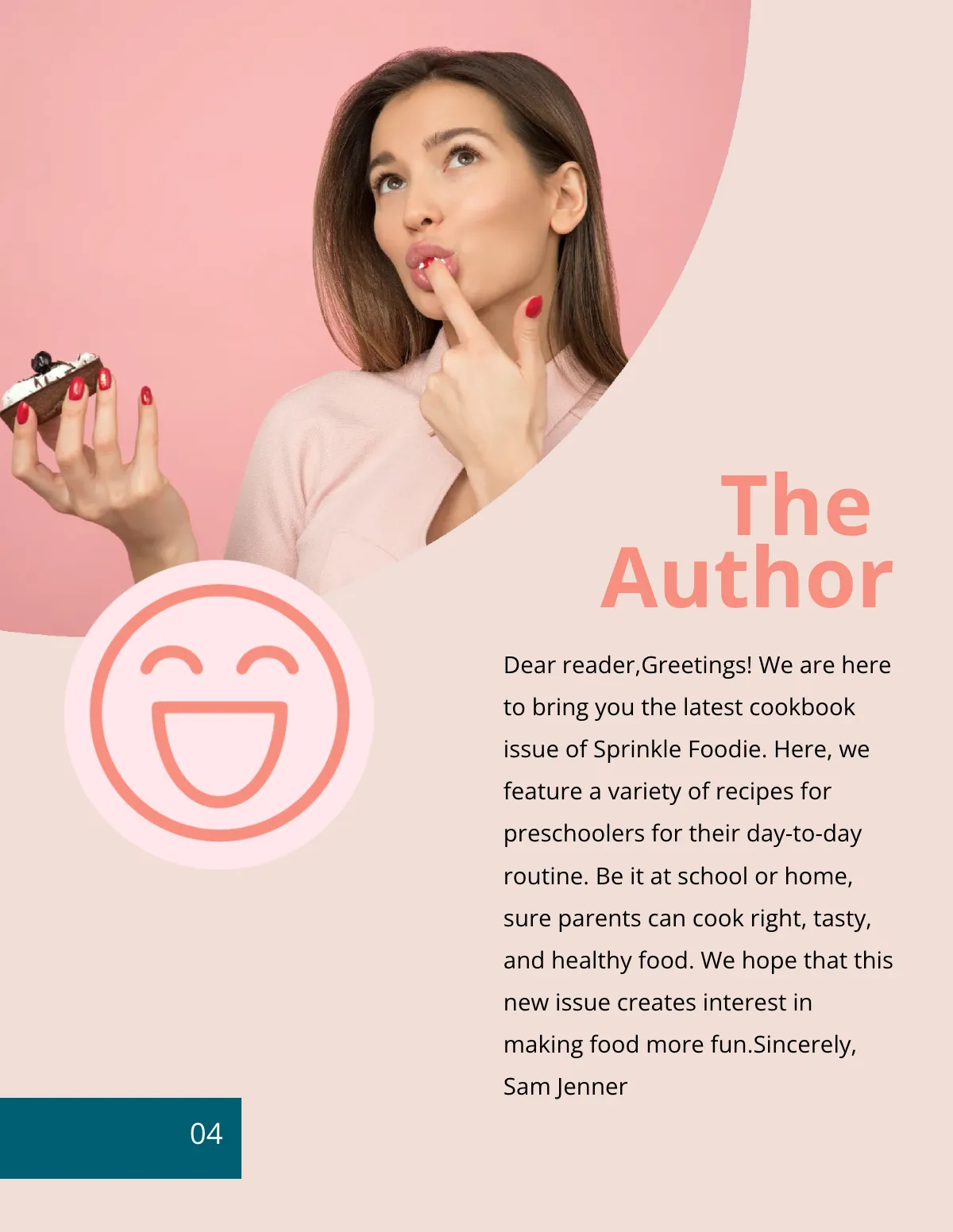 Free Sample Preschool Cookbook Template to Edit Online