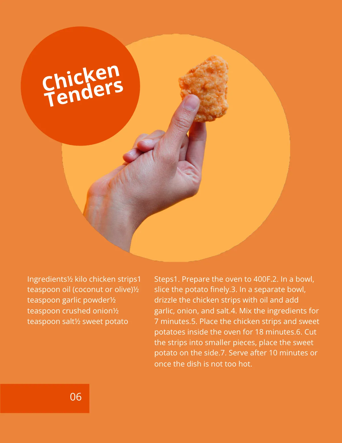 Free Sample Preschool Cookbook Template to Edit Online