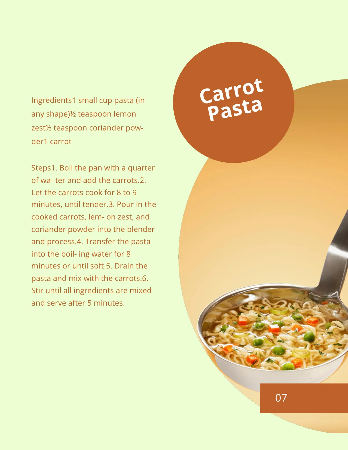 Free Sample Preschool Cookbook Template to Edit Online