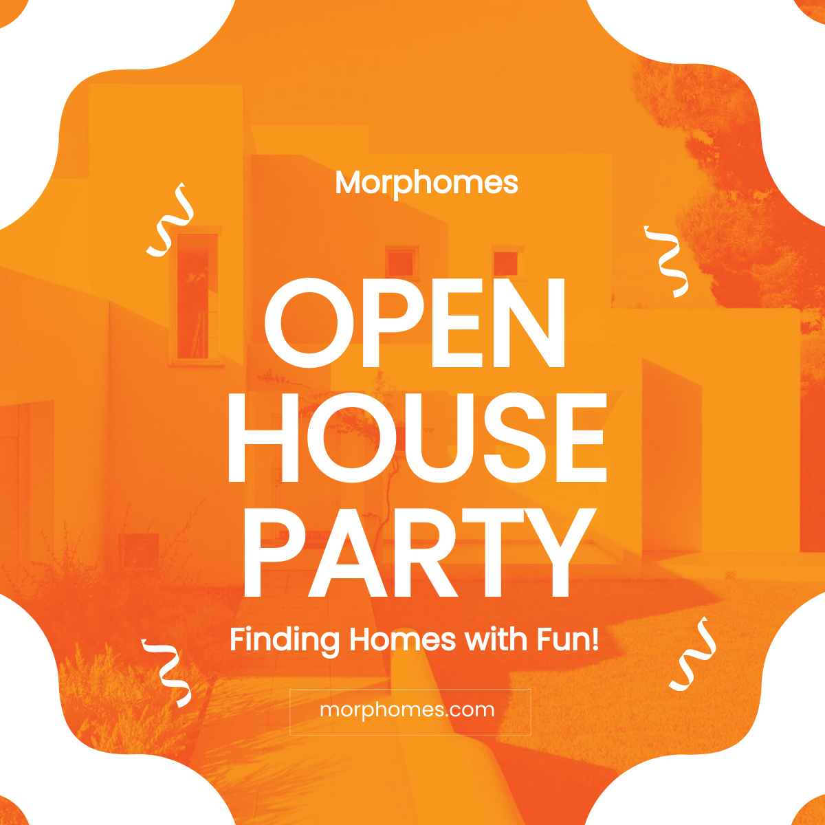 Open House Party Linkedin Post Template