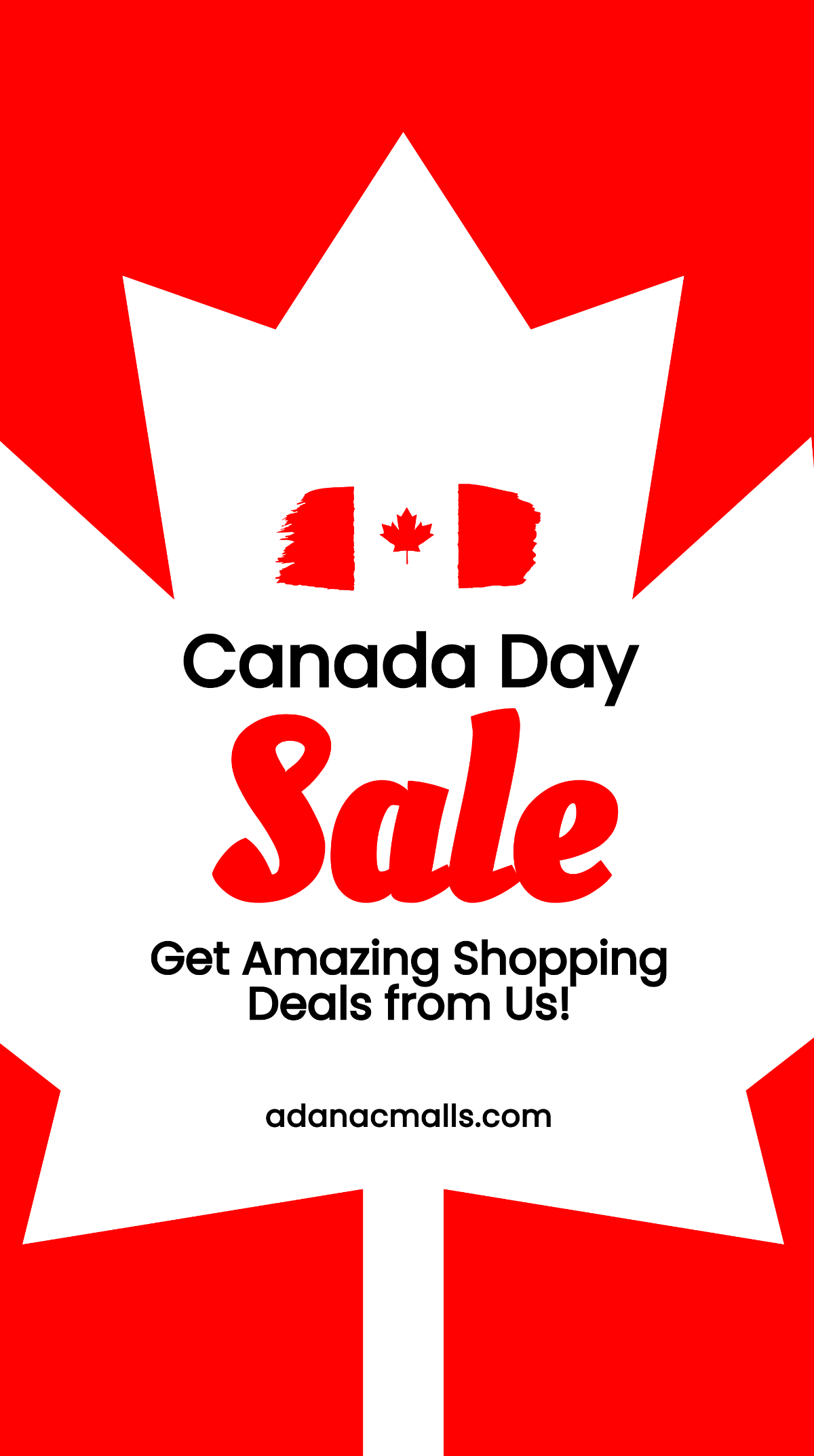 Canada Day Sale Instagram Story Template
