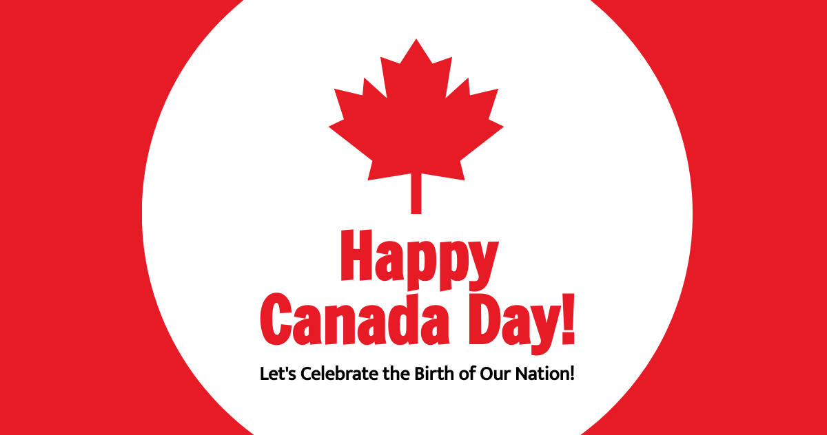 Free Happy Canada Day Facebook Post Template