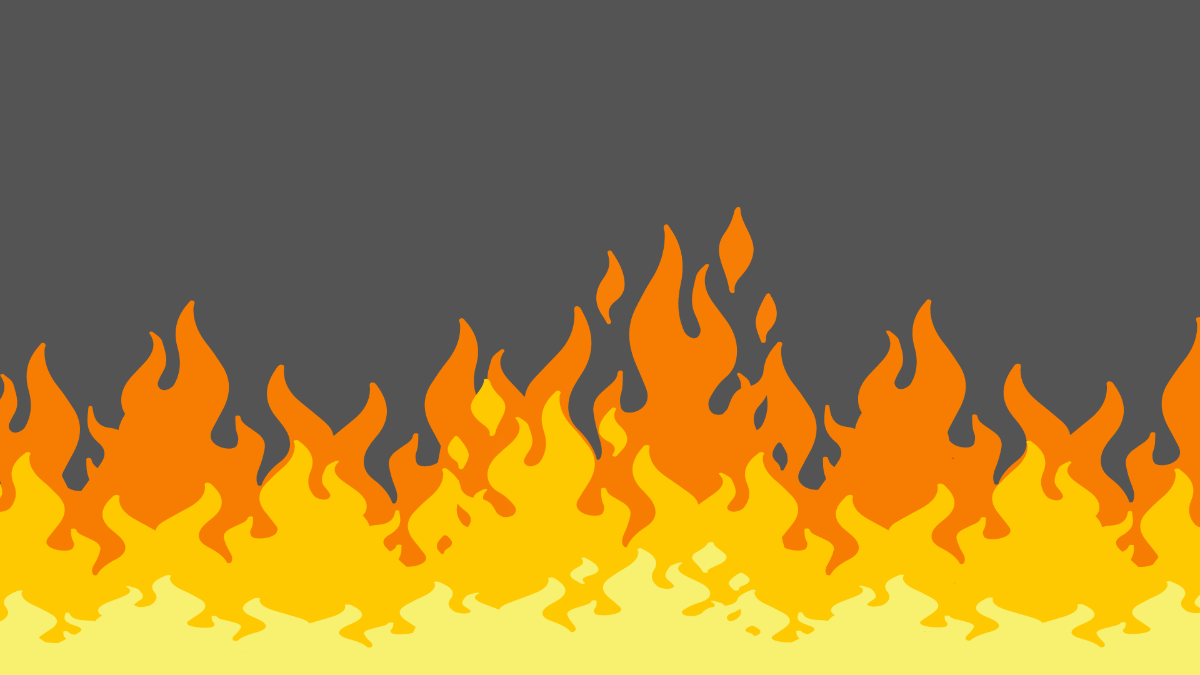 Fire Flames Background Template