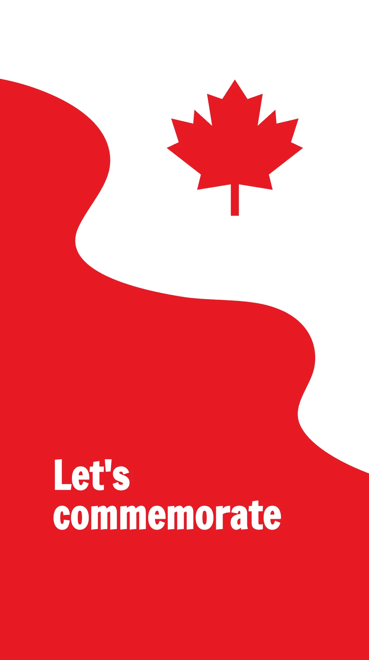 Free Happy Canada Day Instagram Story Template to Edit Online