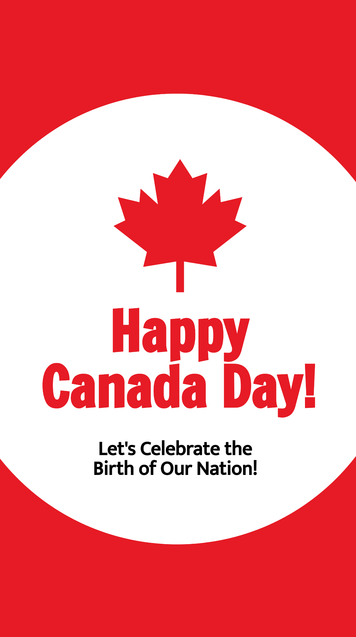 Happy Canada Day Whatsapp Post