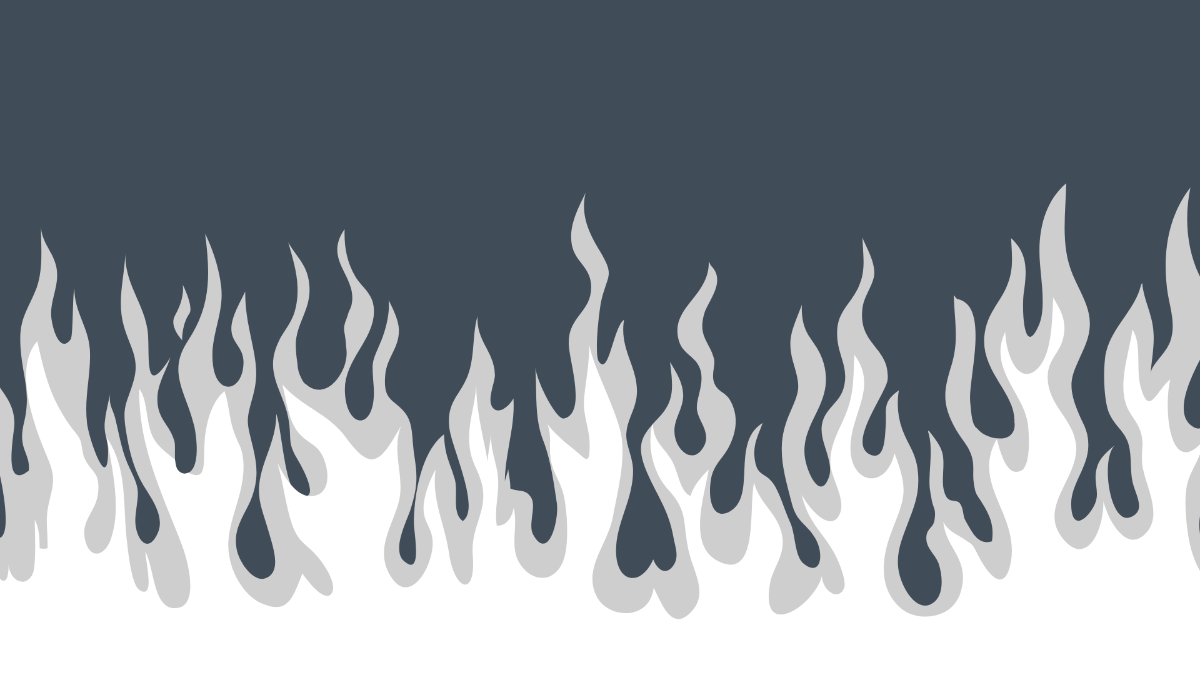 White Fire Background