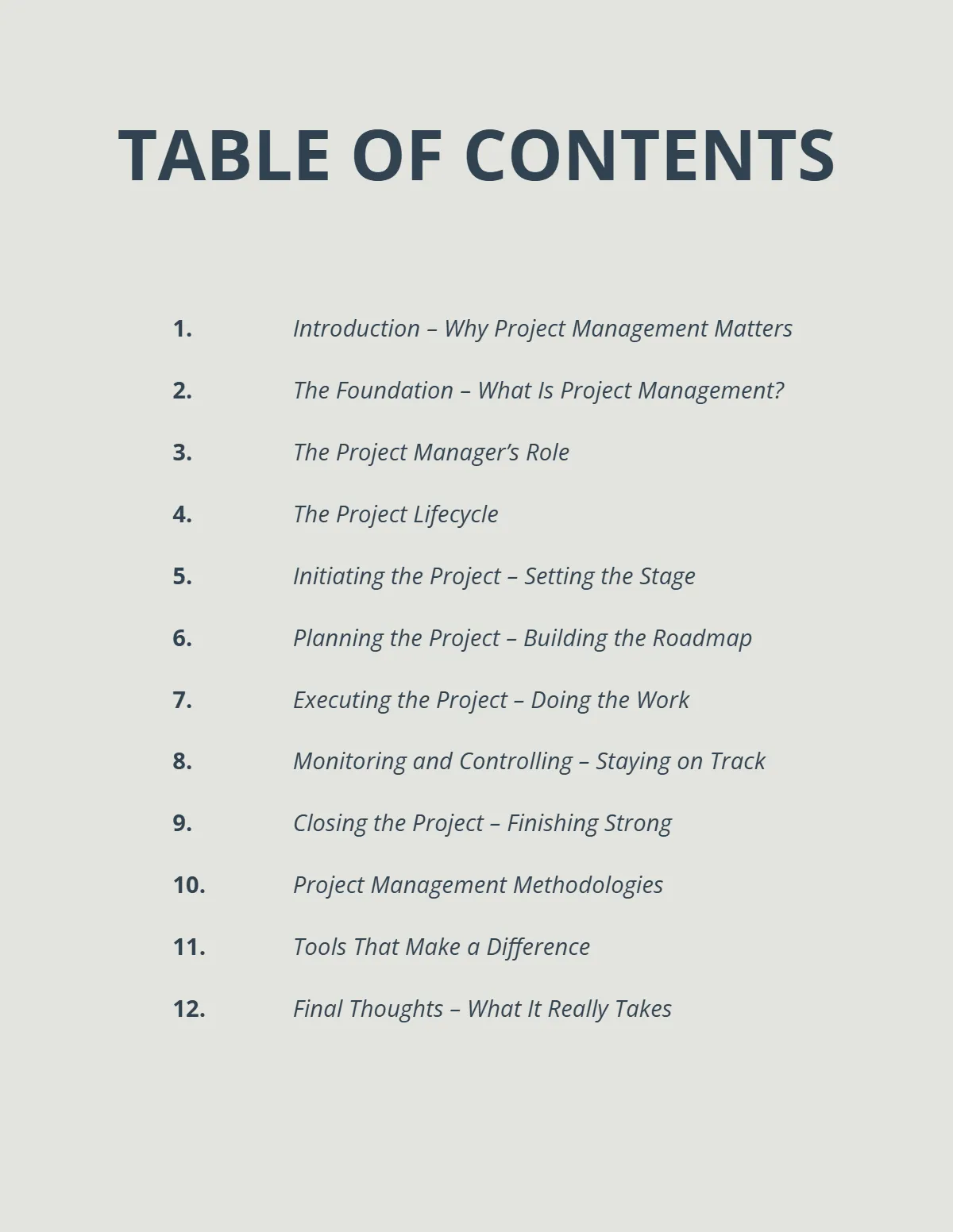 Free Project Management eBook Template to Edit Online Free Project Management eBook Template to Edit Online