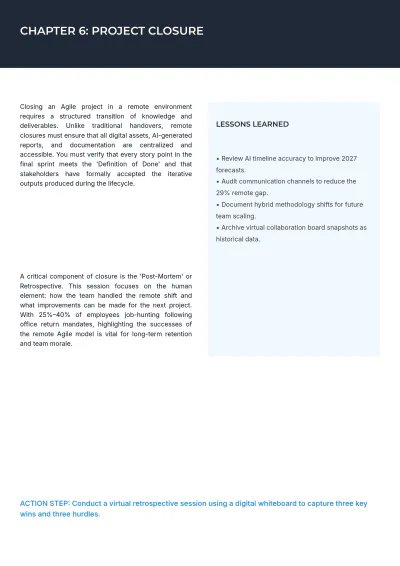 Free Project Management eBook Template to Edit Online
