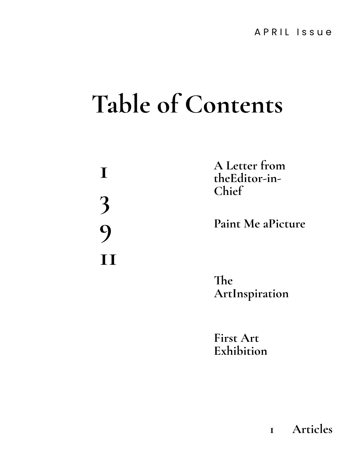 Free Artist Zine Template to Edit Online