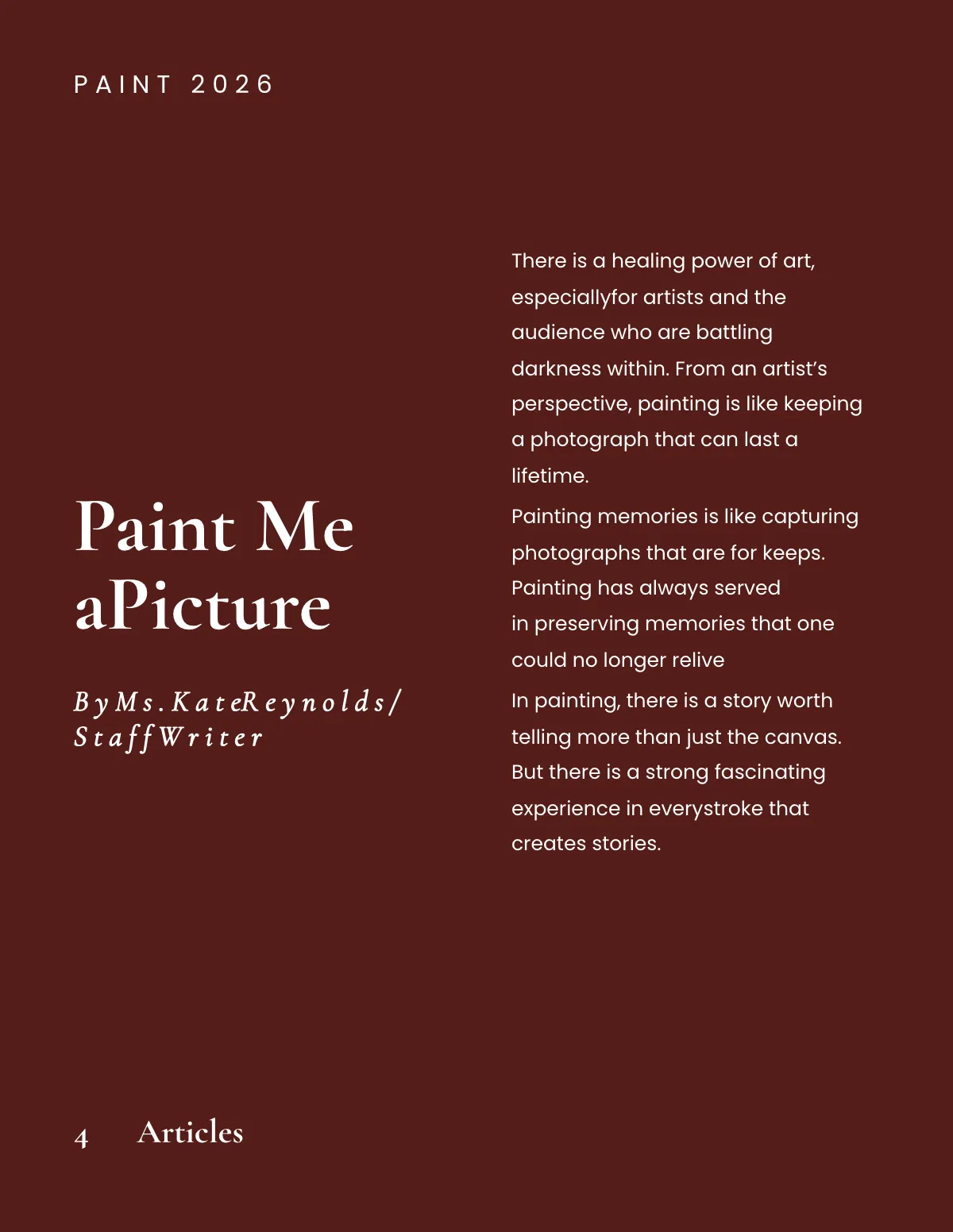 Free Artist Zine Template to Edit Online