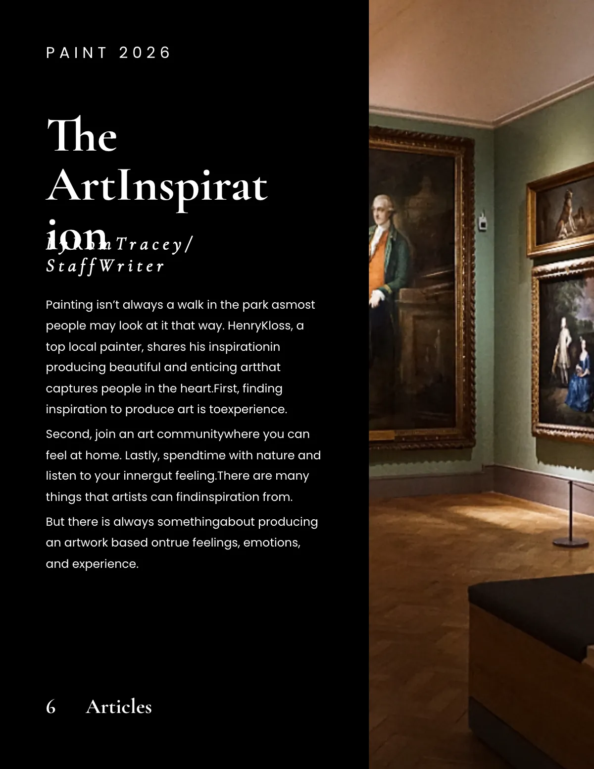 Free Artist Zine Template to Edit Online