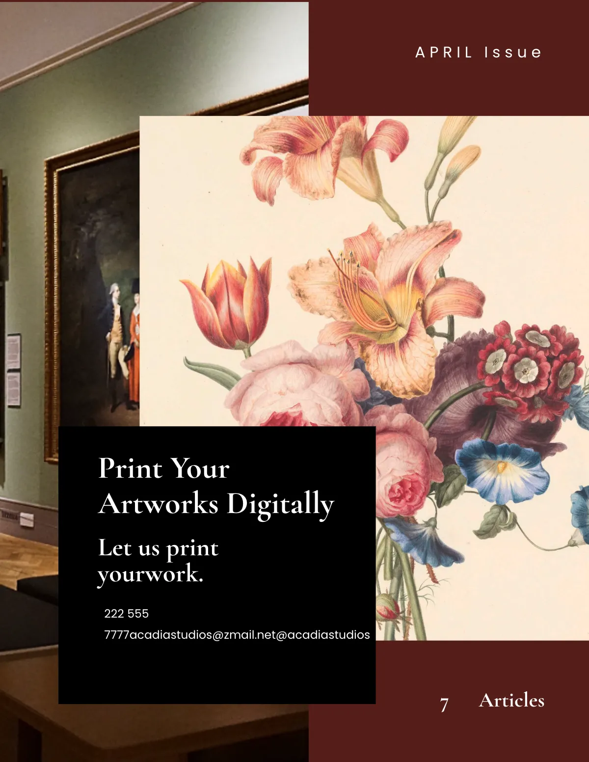 Free Artist Zine Template to Edit Online