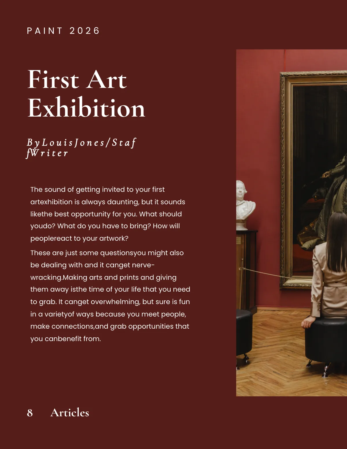 Free Artist Zine Template to Edit Online