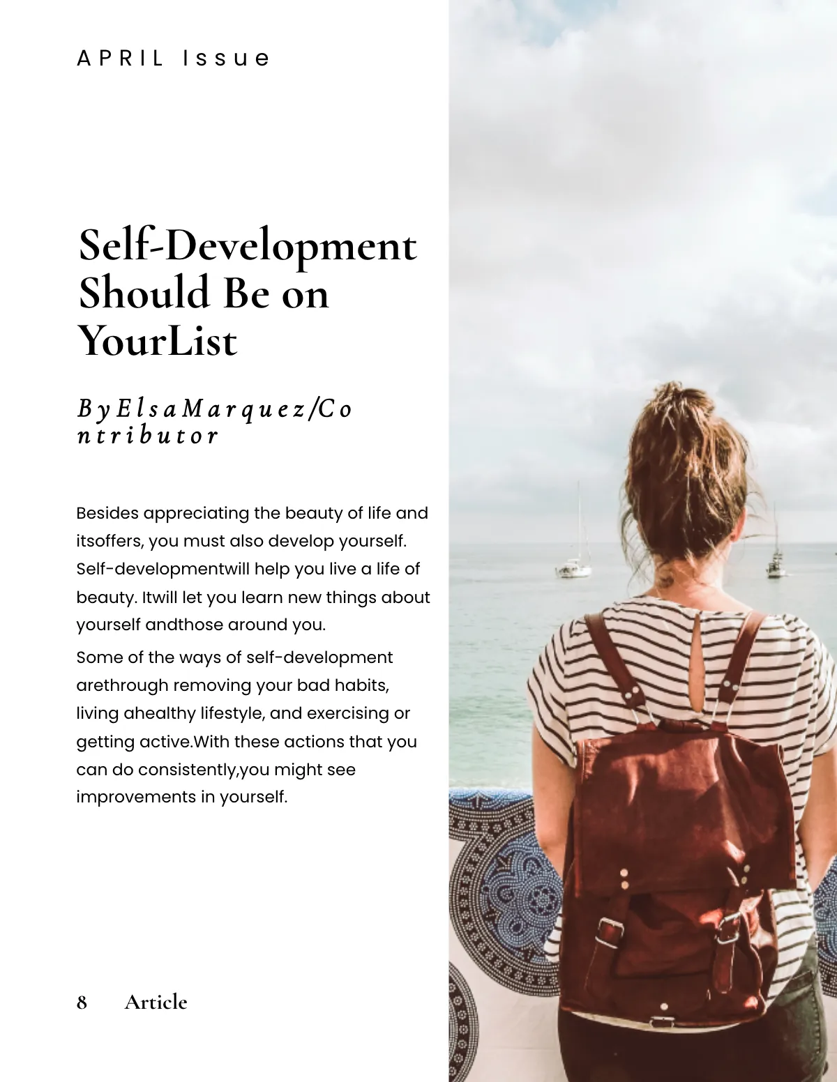 Free Aesthetic Zine Template to Edit Online