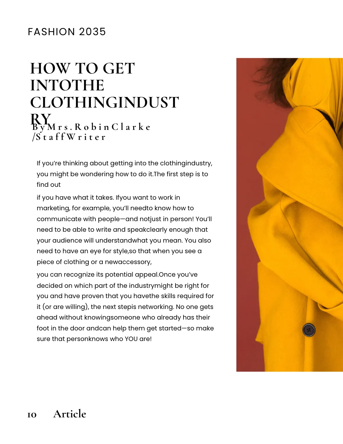 Free Clothing Zine Template to Edit Online