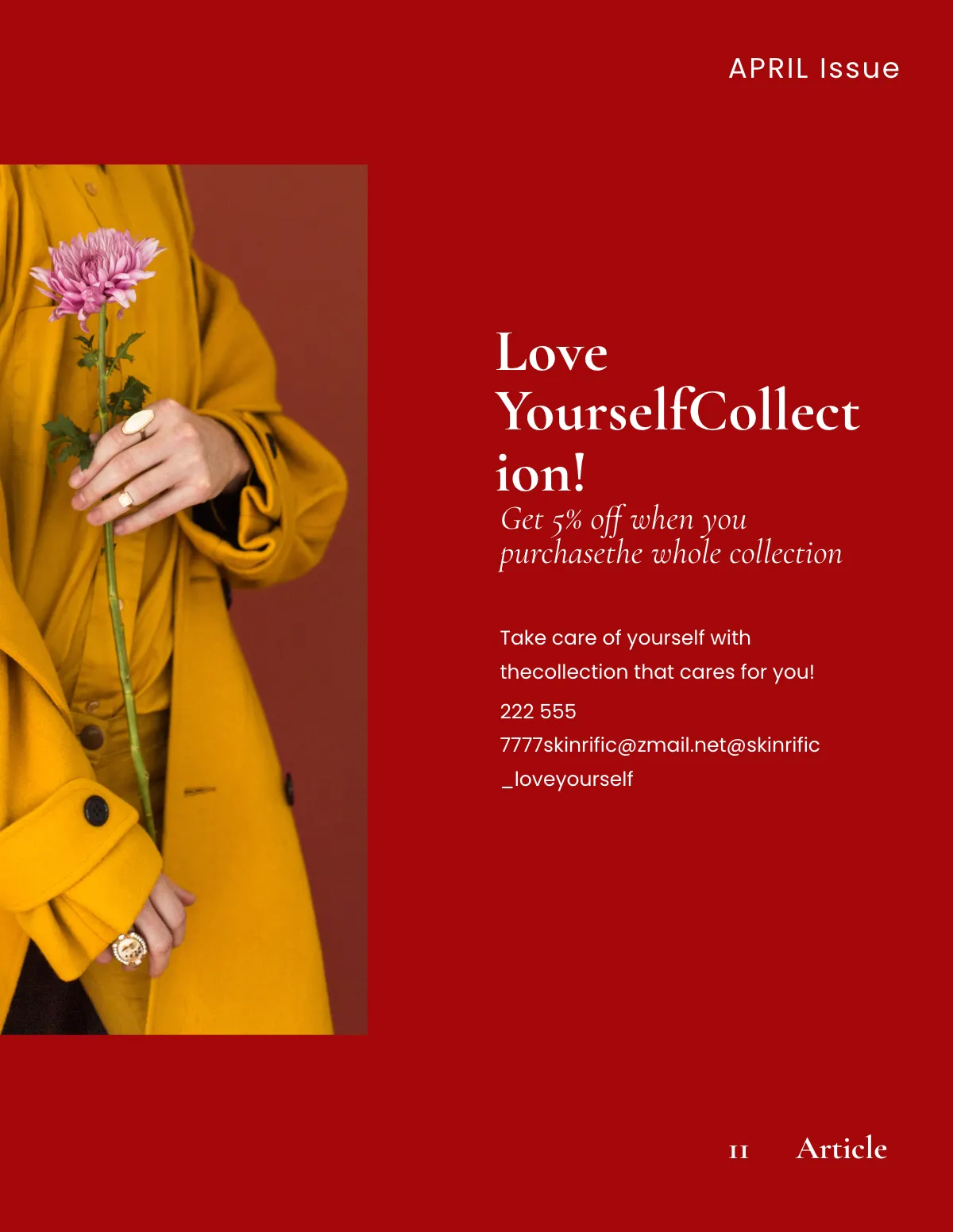 Free Clothing Zine Template to Edit Online