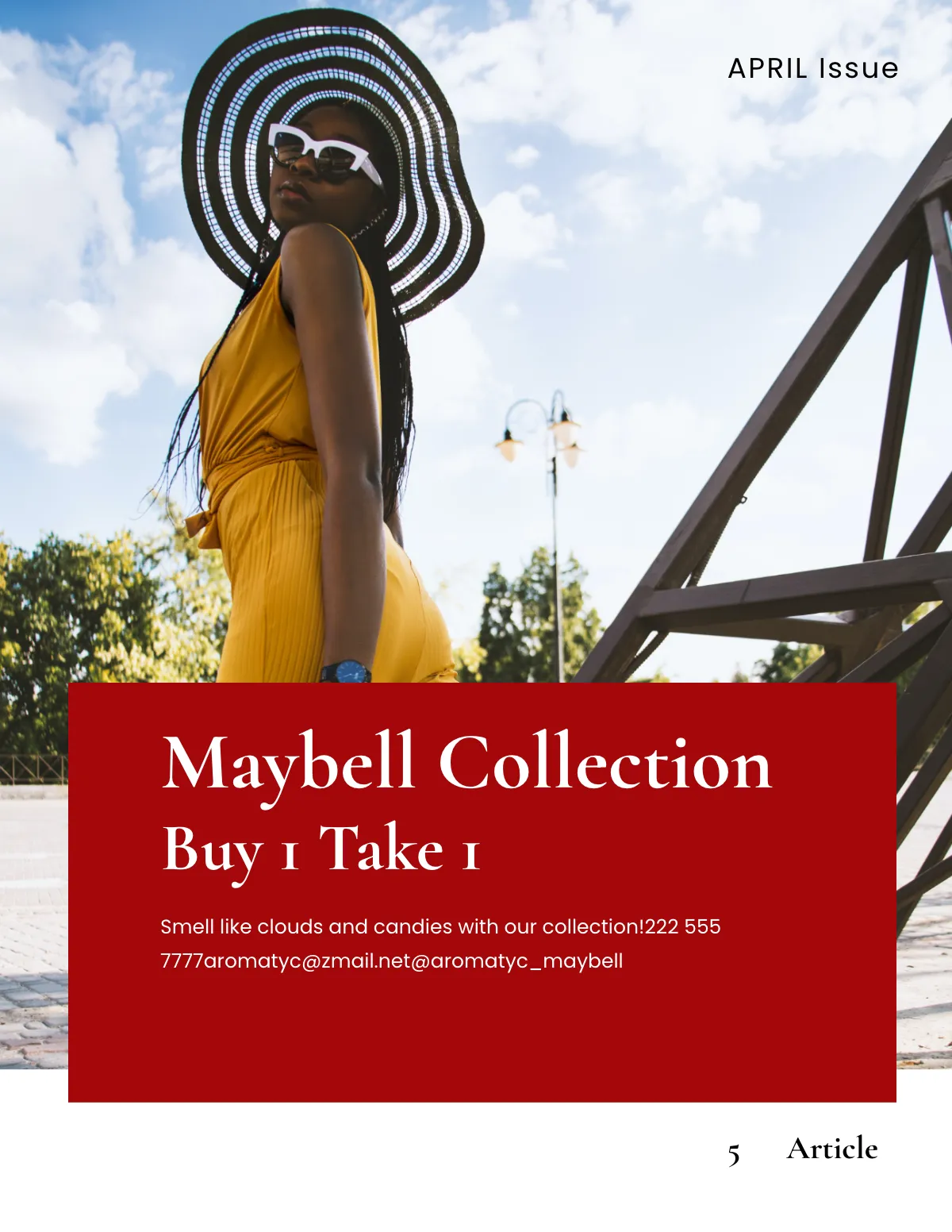 Free Clothing Zine Template to Edit Online