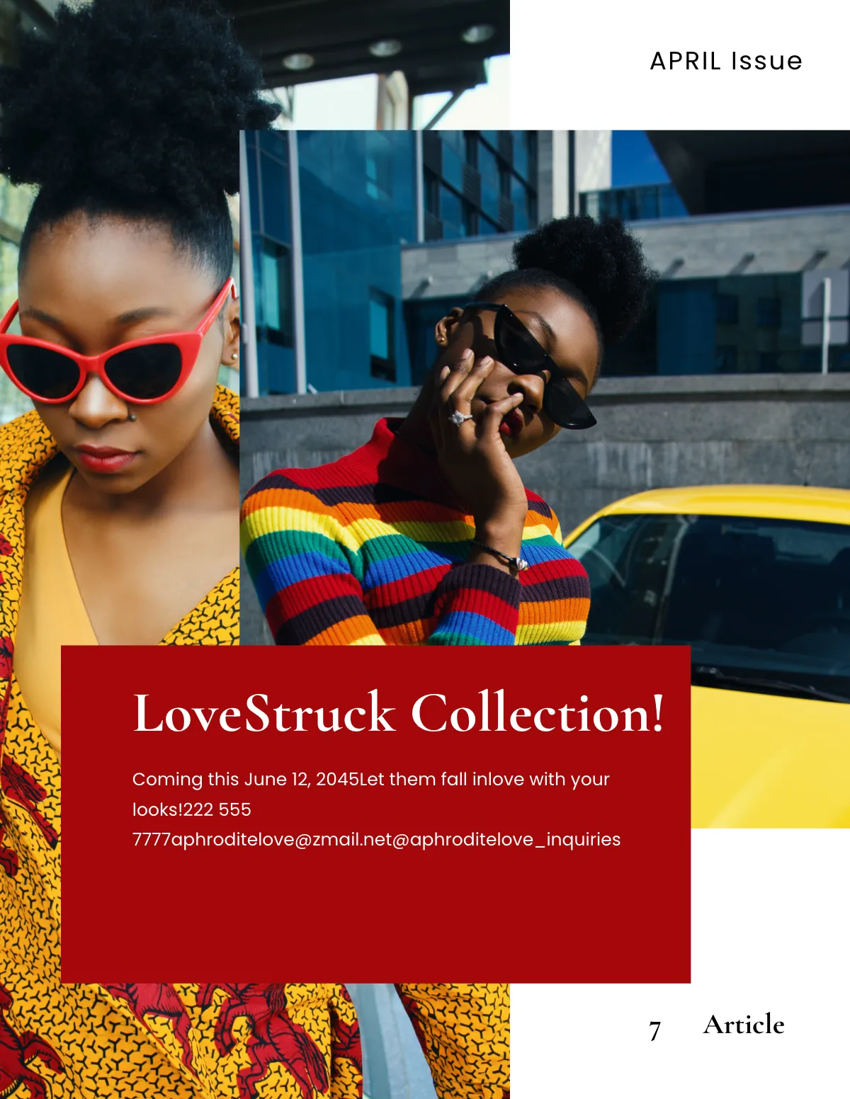 Free Clothing Zine Template to Edit Online