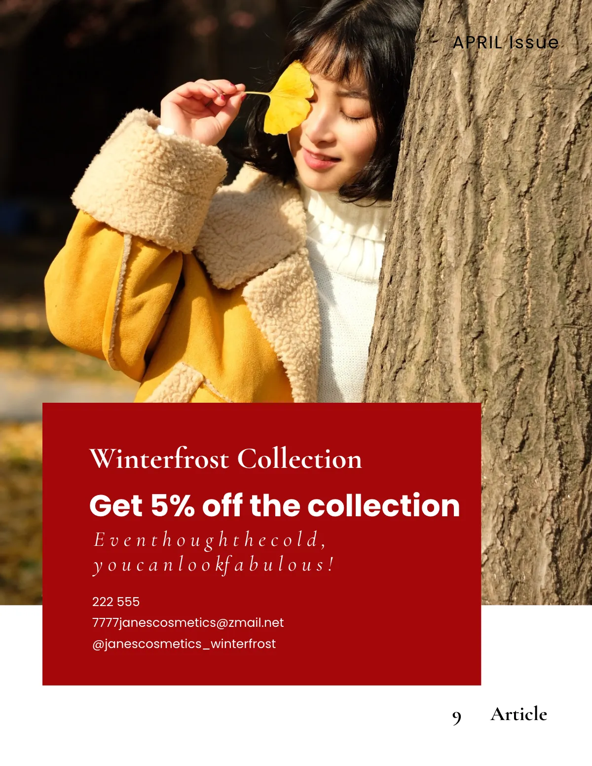 Free Clothing Zine Template to Edit Online