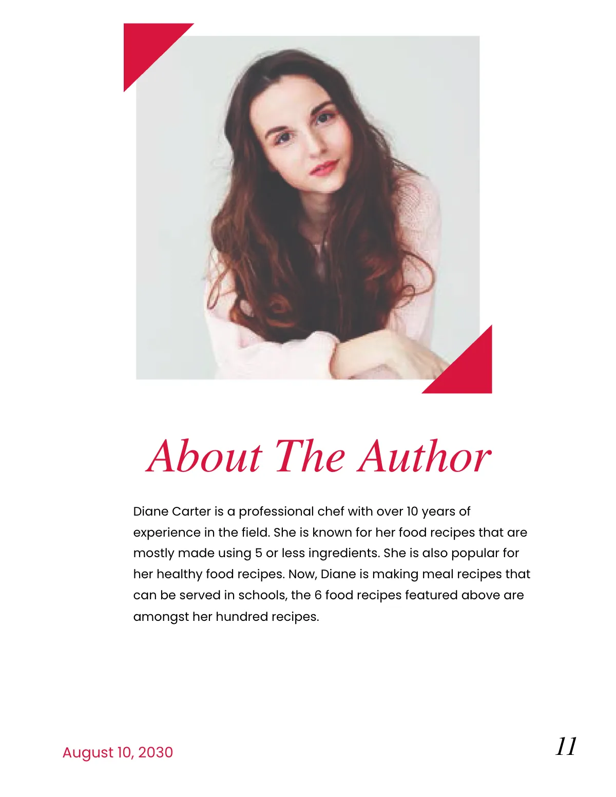 Free Sample School Cookbook Template to Edit Online