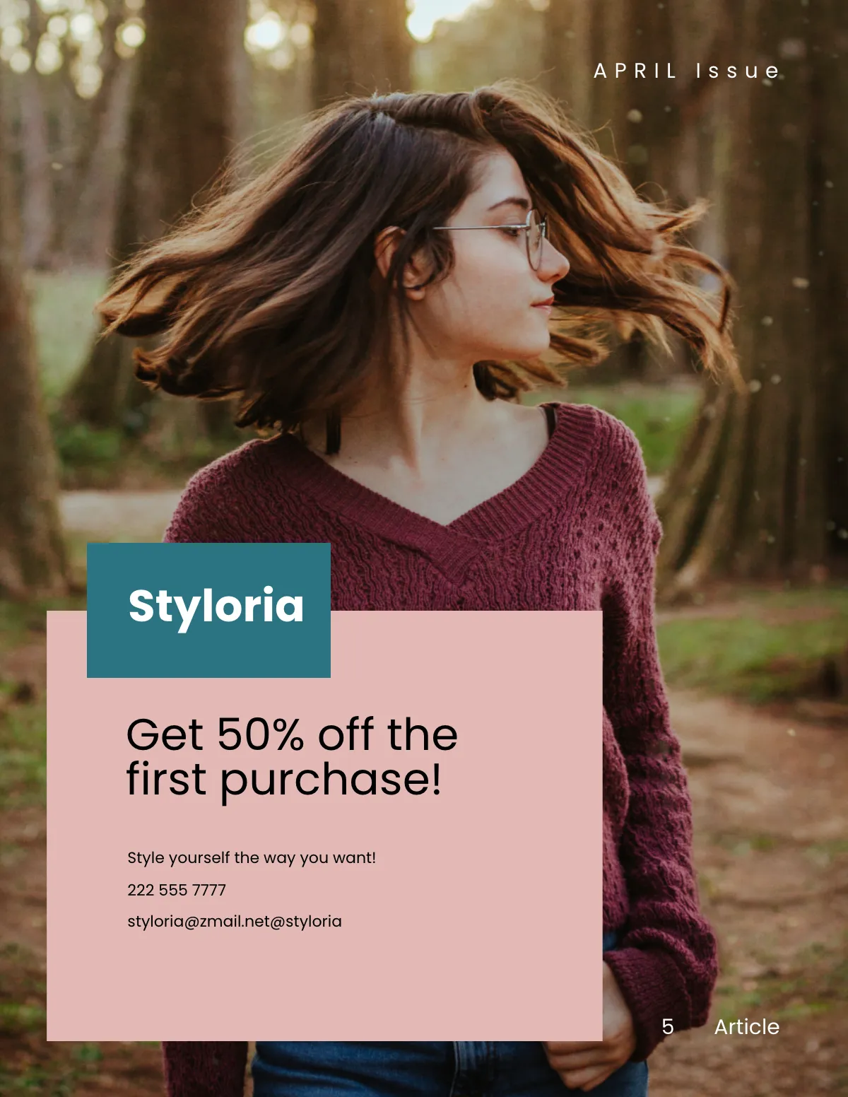 Free Feminist Zine Template to Edit Online