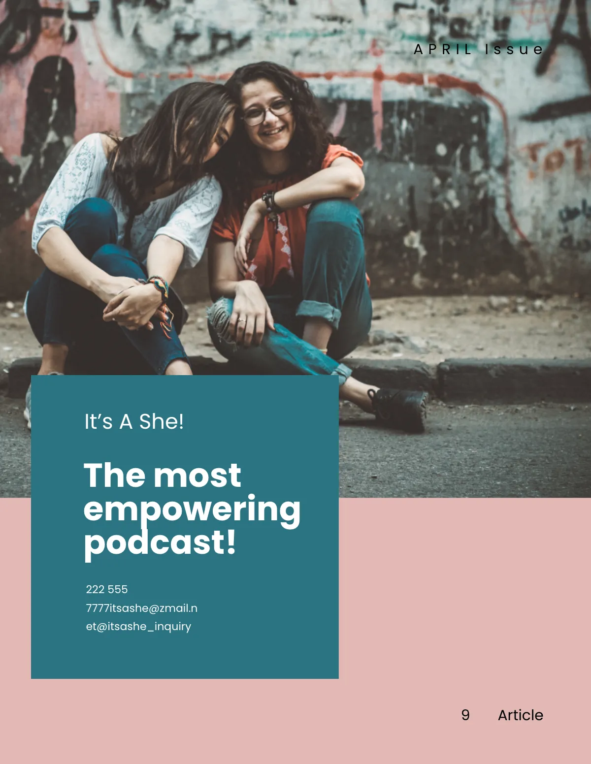 Free Feminist Zine Template to Edit Online