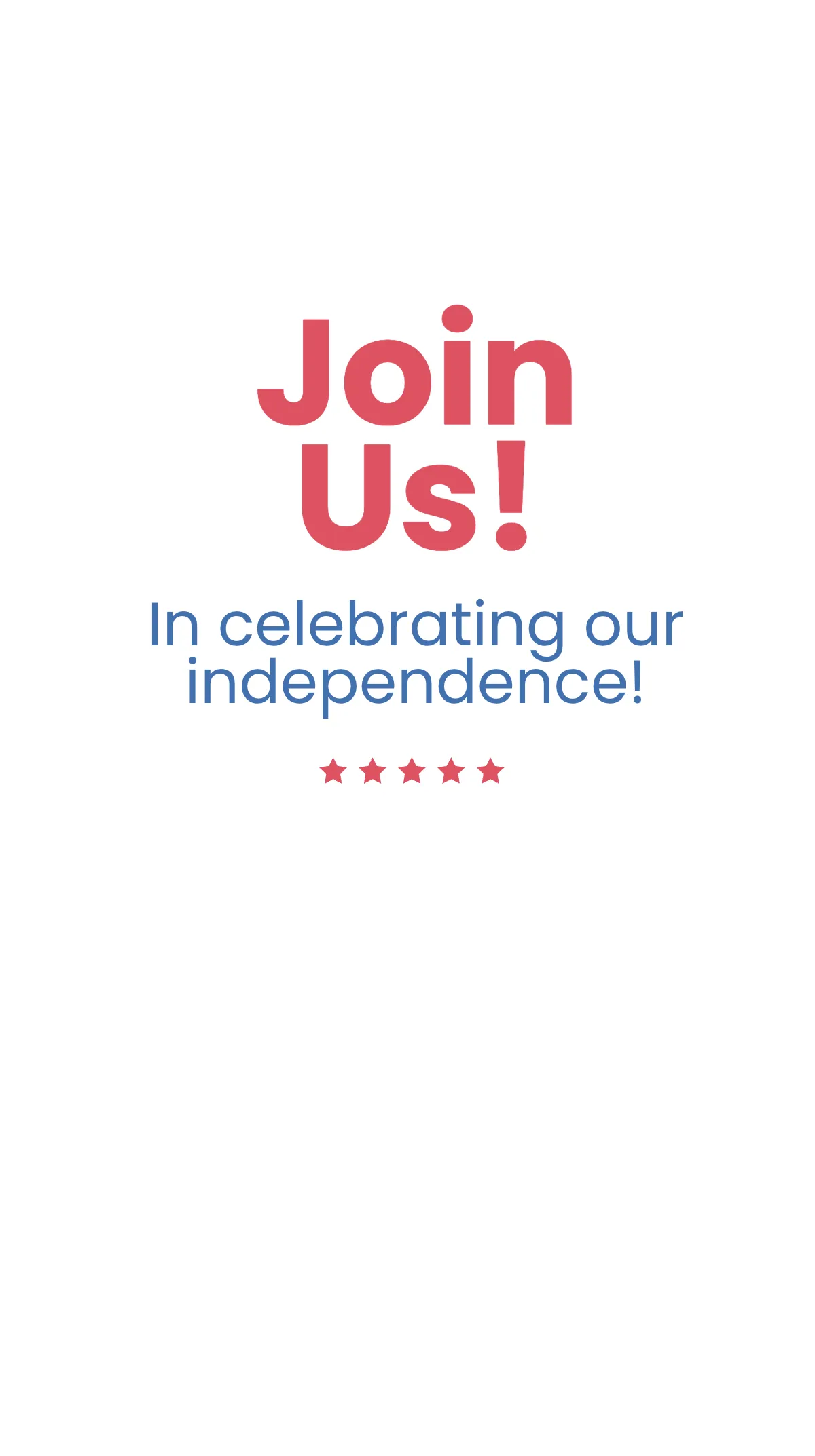 Free 4th Of July Party Instagram Story Template to Edit Online