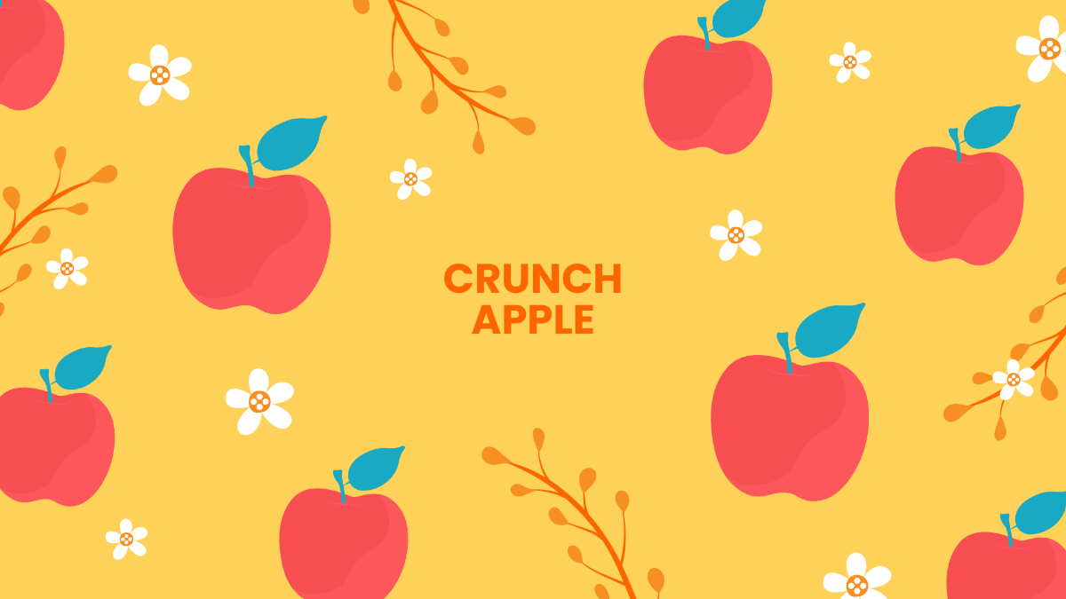 Apple Flower Wallpaper Template