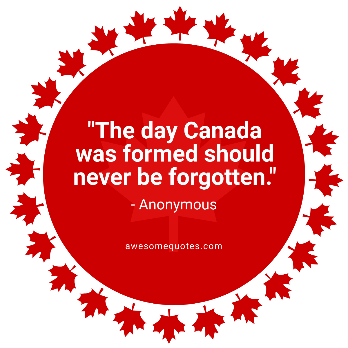 Canada Day Quote Instagram Post Template